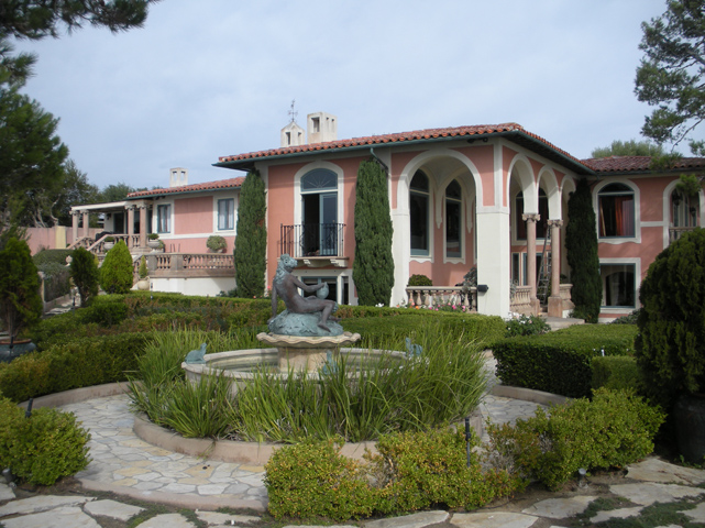 Coral Colored Home